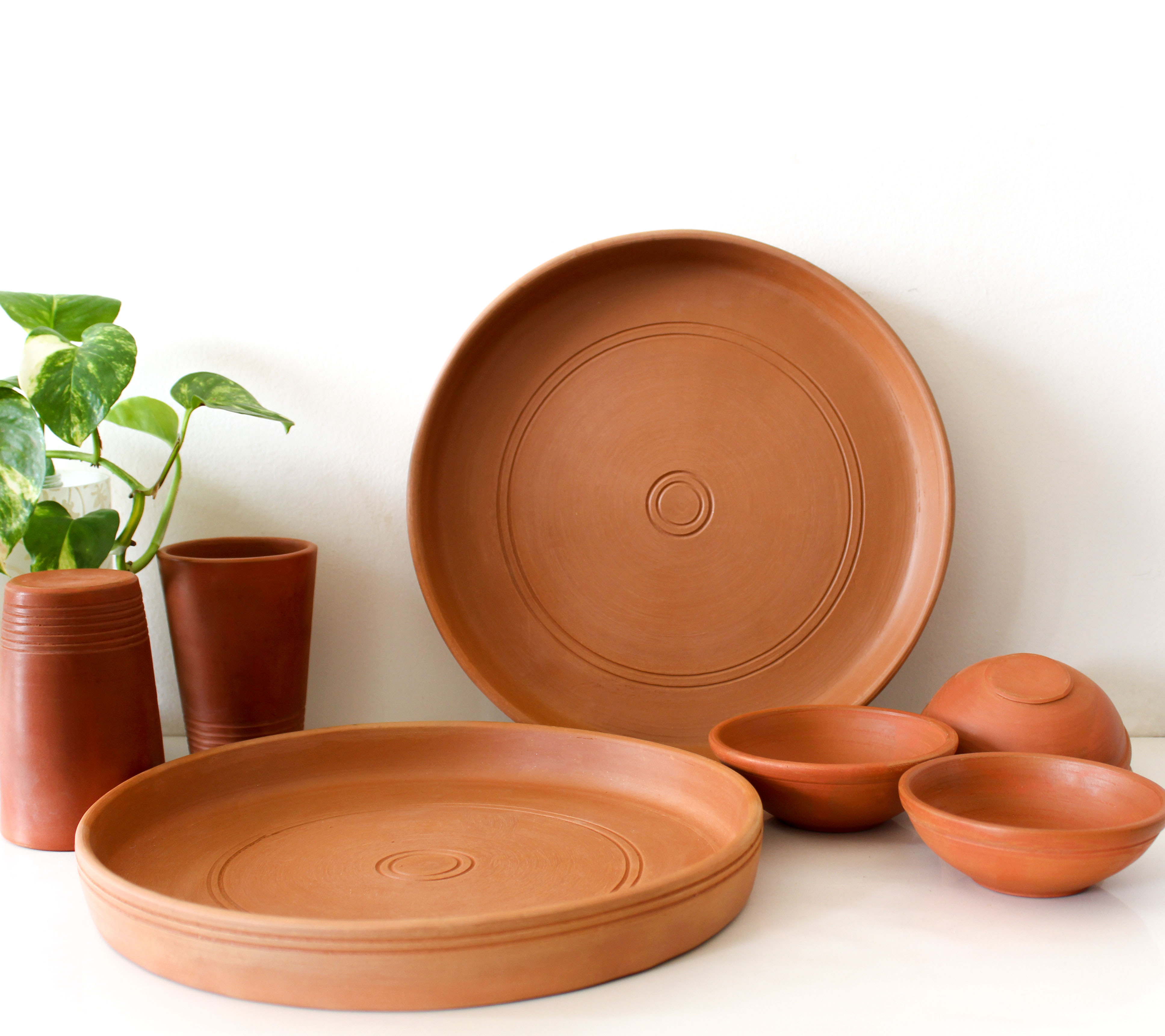 Terracotta Thali Set